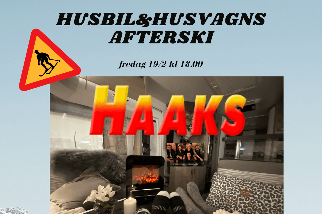 Husbil & Husvagns afterski med Haaks på PR Husbilar