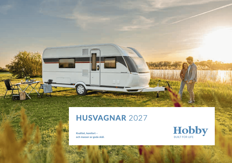 Katalog för Hobby husvagnar 2027